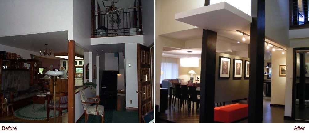 Before and After Photo - IDEATE Interior Design